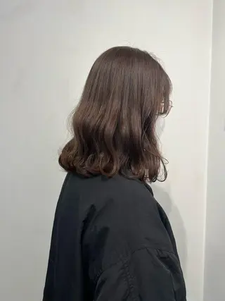 ミディアム カラー 似合わせヘア🫶🏻 つきいてるみのヘアスタイル