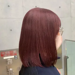 ミディアム カラー れい🫧 ハイトーン特化のヘアスタイル