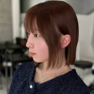 ミディアム カラー 畔上 尚也のヘアスタイル