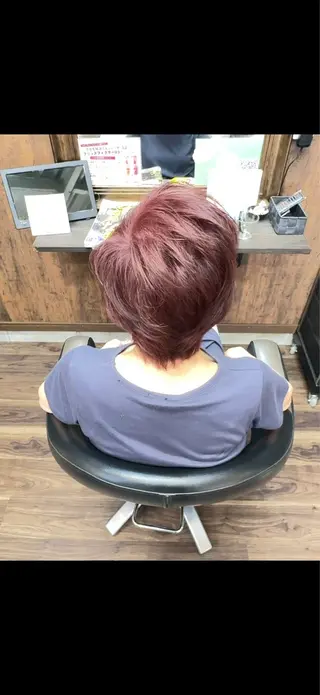 ミディアム 山宮 雅次のヘアスタイル