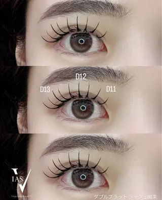 マツエク・マツパ VIAS YURINAのマツエク・マツパデザイン