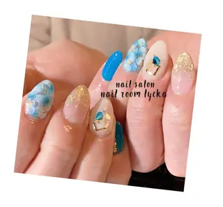 ネイル ﾈｲﾙﾙｰﾑﾘｯｶ 𝐦𝐚𝐲𝐮のネイルデザイン