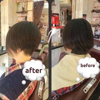 ショート TAKA✂️メンズ ◎艶サラ髪✨のヘアスタイル