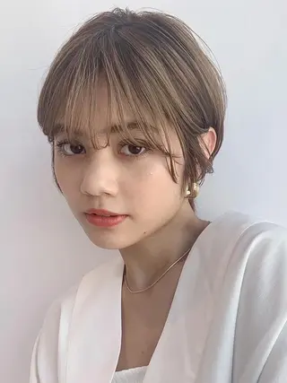 ショート カラー テクニカルディレクタ ー葛西凌大のヘアスタイル