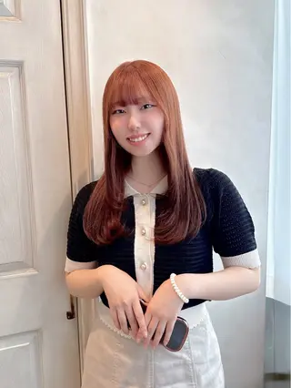 ロング ヘアメイク美容師 🦋サカモトレナ🦋のヘアスタイル