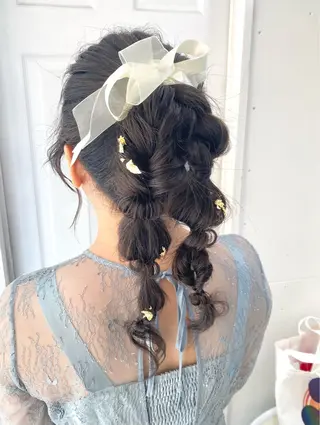 ヘアアレンジ uros.中目黒 moekaのヘアスタイル