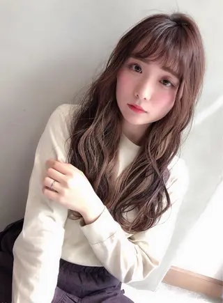 セミロング 松本 誠也のヘアスタイル