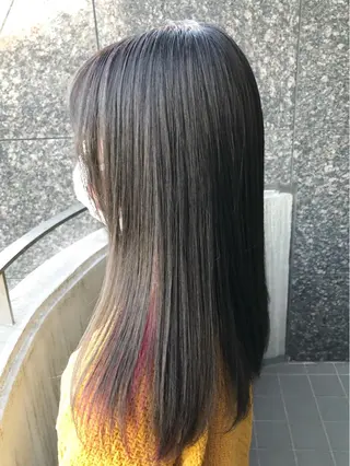 セミロング カラーアンドケアリタ kitamuuuのヘアスタイル