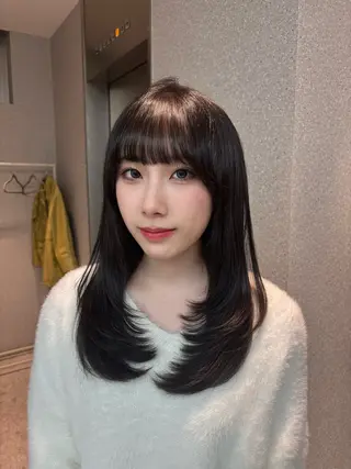 ロング ヘアアレンジ 天神￤カラー￤ まなみ🎀💞のヘアスタイル