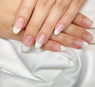 ネイル 23時まで❤︎韓国、 ワンホンネイルのネイルデザイン