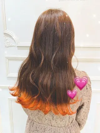 ロング SEAM アキホのヘアスタイル