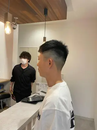 ショート メンズ やまこし 美裕樹のヘアスタイル