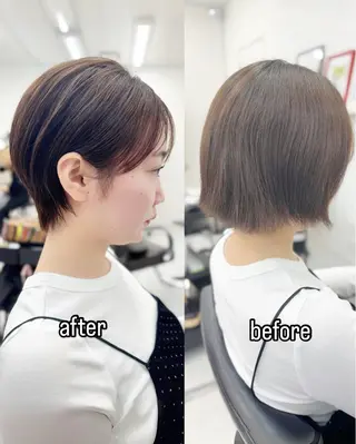 ショート カラー 服部　翔太/ 似合わせカットカラーのヘアスタイル