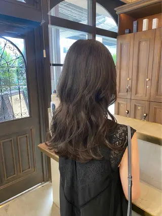 セミロング カラー ヘアアレンジ 💐Mauve世田谷 / akariのヘアスタイル