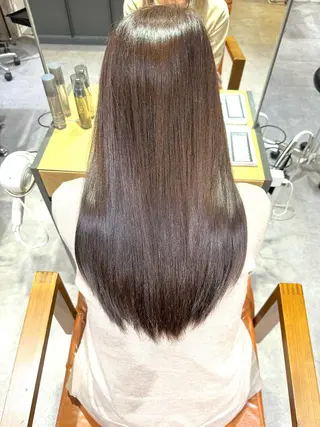 ロング カラー 平尾 樹里のヘアスタイル