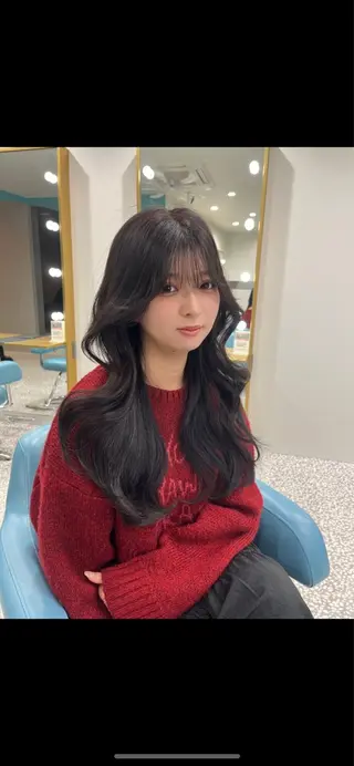 ロング 上谷 圭輝のヘアスタイル