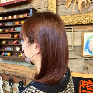 セミロング カラー 川崎 かなでのヘアスタイル
