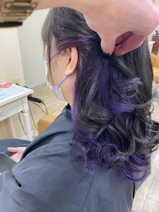 カラー SALOWIN栄 高須大貴のヘアスタイル