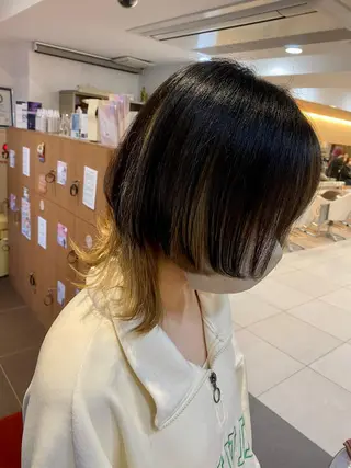 ミディアム カラー 💎髪質改善💎艶髪 💎ブリーチ💎津村のヘアスタイル