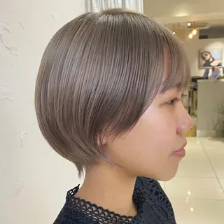 ショート 顔周りの垢抜けヘア 立山愛梨のヘアスタイル