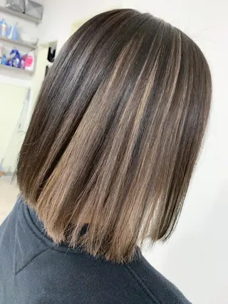 ミディアム 上重 晴輝 Recharme新保のヘアスタイル