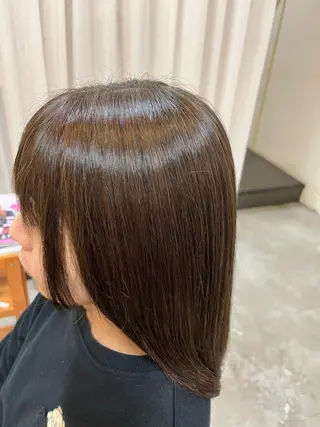 セミロング カラー 仲谷 直のヘアスタイル