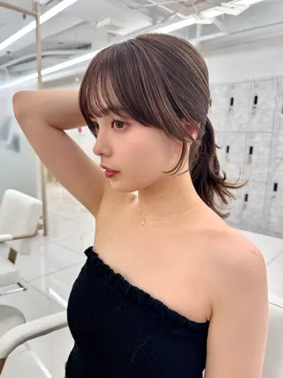 ロング 三鷹で1番ショート ボブをカットする新谷のヘアスタイル