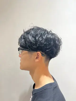 ミディアム パーマ 竹内 康浩のヘアスタイル