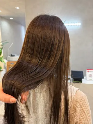 ミディアム カラー Ayano‪‪🎀似 合わせ×透明感🎀のヘアスタイル