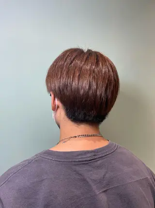 ショート カラー メンズ 吉原 愛美のヘアスタイル