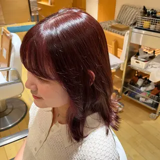 ミディアム カラー 高橋 あゆみのヘアスタイル