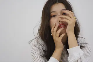 ミディアム 金 春江のヘアスタイル