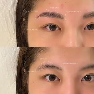 マツエク・マツパ アイブロウ GO TODAY SHAiRE SALON Vellmie店所属・吉祥寺kasumi 🌛eye/browのマツエク・マツパデザイン