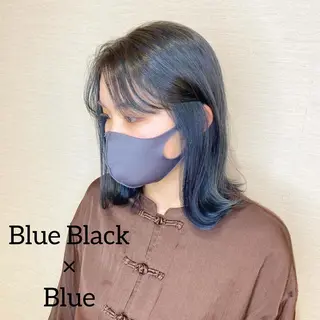 ミディアム ブリーチカラー💛 石川慧南のヘアスタイル