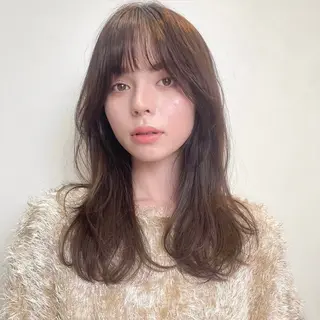 ミディアム カラー 内野 龍海 / レイヤーカットのヘアスタイル