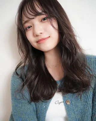 ロング カラー 田中 優衣 @yuiha.krのヘアスタイル