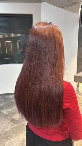 カラー レイヤー✂︎ぷつボブ 艶カラー🤍noaのヘアスタイル