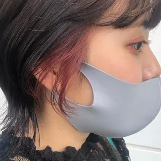 ショート カラー カトウ ユウカのヘアスタイル