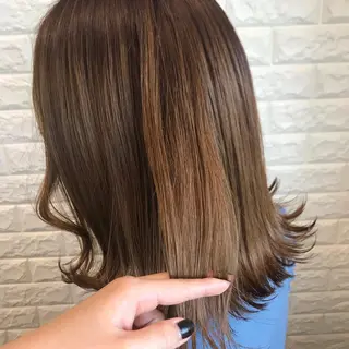 ミディアム 烏丸韓国ヘア🇰🇷 ayaka🎀のヘアスタイル