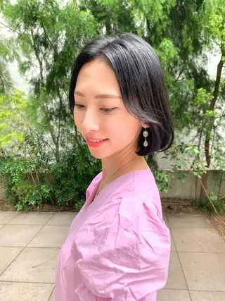 ショート カラー パーマ ヘアアレンジ 貴方以上に貴方の髪を 想う🌕野口昴夢のヘアスタイル