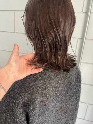 ミディアム カラー 小沼采唯👧🏼 海好きオヌちゃんのヘアスタイル