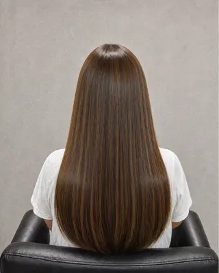 ロング カラー Meg/艶髪カラー× 髪質改善/中崎町のヘアスタイル