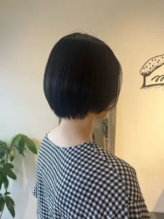ショート 上品な暖色/丸みボブ Chie🪷のヘアスタイル