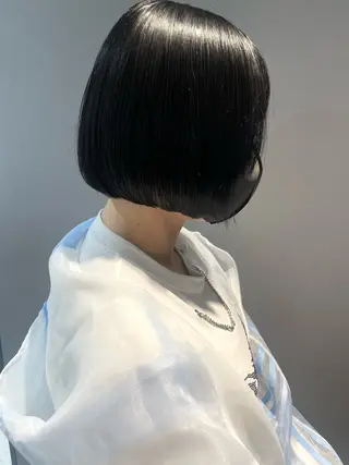 ショート カラー パーマ パーソナルカラー合わ せたカラー🤍なつみのヘアスタイル