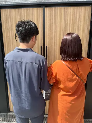 カラー パーマ メンズ 福島 果音のヘアスタイル
