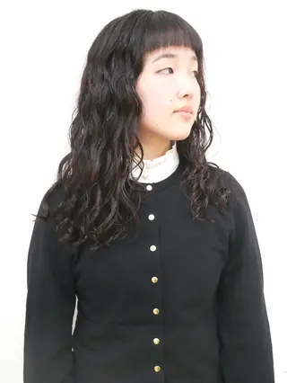 ロング 宇佐美/ボブ／ 顔まわりレイヤーのヘアスタイル