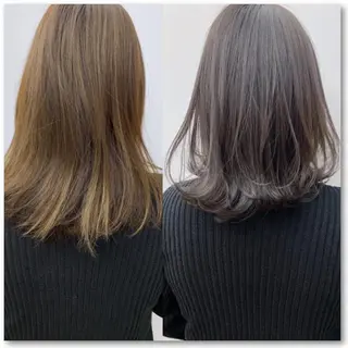 セミロング カラー N° il duca 札幌のヘアスタイル