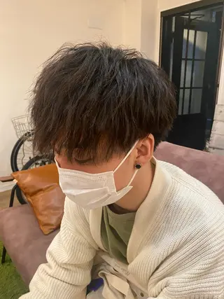 パーマ メンズ kota. mokaのヘアスタイル