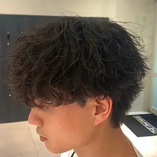 ショート パーマ メンズ 柏メンズ特化 THE3rdHAIRのヘアスタイル