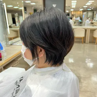 ショート 盛れるレイヤーカット 得意🌹井上美沙のヘアスタイル